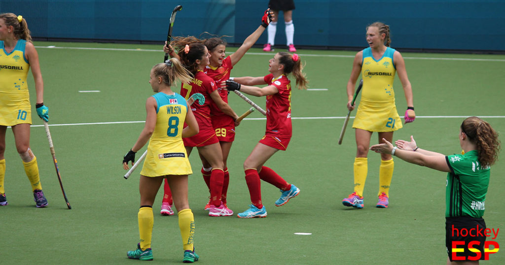 hockey, hockeyesp, espana, australia, redsticks, hockeyroos, #hwl2017