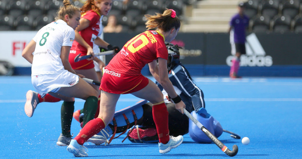 hockey hierba, hockeyesp, berta bonastre, hwc2018, redsticks, field hockey