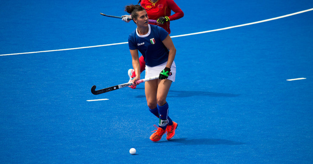 hockey, hockey hierba, hwc2018, field hockey, chiara tiddi, italia