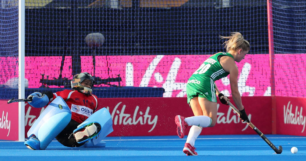 chloe watkins, ireland hockey, hockeyesp, green machine, hwc2018