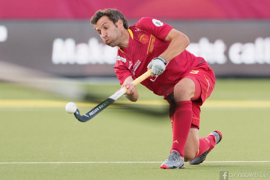 Sergi Enrique, hoy impecable como todos sus compañeros en la retaguardia / Arnau Martínez - HockeyESP